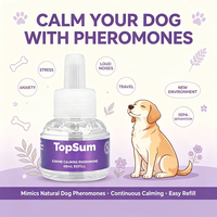 Diffuseur de phéromones apaisantes Waylemo pour chiens et chats, à brancher, soulagement continu de l'anxiété et du stress 24h/24, couverture de pièce, OEM/ODM