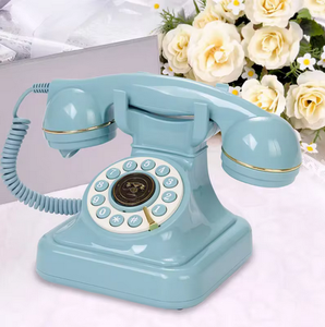 Antique Custom Made Audio Book Recorder Téléphone sans fil <span class=keywords><strong>fixe</strong></span> pour les réunions d'information des invités de décorations de mariage-Expédition rapide - Product Image 2