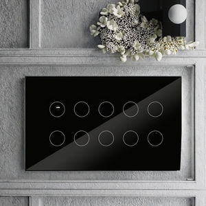 Interruptor de Pared Táctil Inteligente de 8 Canales y 2 Vías con Compatibilidad con Google Home y Alexa, Habilitado para WiFi, Clasificación IP53, Fácil Instalación - Product Image 2