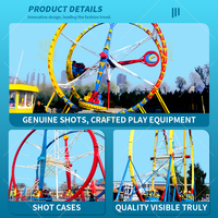 Équipement de manège durable, conception professionnelle, prix abordable, adapté aux parcs d'attractions et aux parcs panoramiques