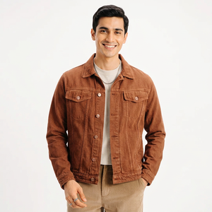 <b>Denim</b> <b>Jacket</b> Flap Pockets Button Decoration Vintage-Casual Style Washed Technics Autumn <b>jacket</b> for men - Product Image 1