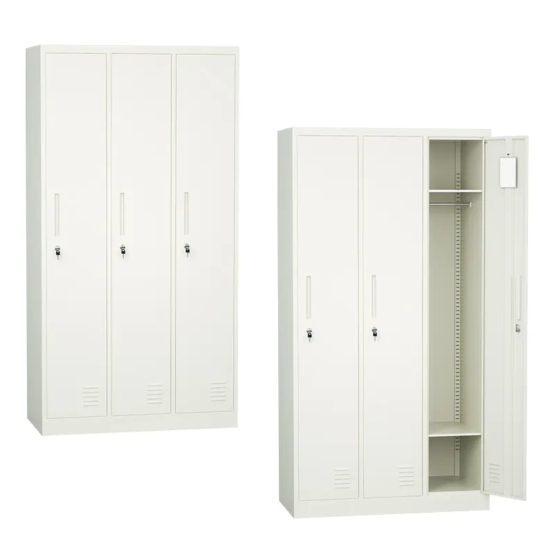 Metalen Locker Opslag Personeel Werknemer Locker Voor Changingroom Locker Kleding Opbergkast Staal Met 2/4/6/9/12 // 15/18 Deur