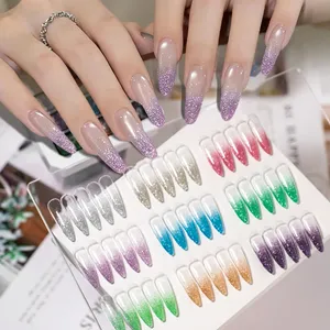 Esmalte de Uñas en Gel con Brillo Reflectante de Polvo de Diamante Dreamscape de 9 Colores, Degradado Semipermanente, Removible con UV LED, Gel Brillante para Arte de Uñas - Product Image 5