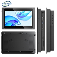 Écran tactile capacitif 10 points de 15,6'' et 17'', entrée VGA, écran LCD de qualité industrielle, panneau tactile haute sensibilité