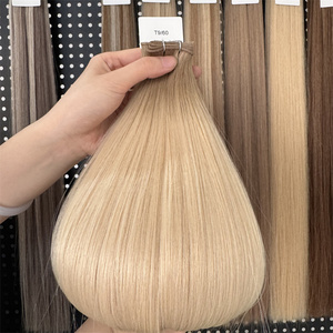 Estensioni Invisibili di Capelli Umani Biondi Chiari 2026, Capelli Umani Russi Naturali Remy Vergini Grezzi in Bulk - Product Image 4