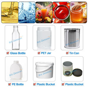 Ligne <span class=keywords><strong>de</strong></span> remplissage automatique <span class=keywords><strong>de</strong></span> bouteilles en plastique liquides pour le nettoyage des sols Machine à étiqueter pour le nettoyage des vitres - Product Image 2