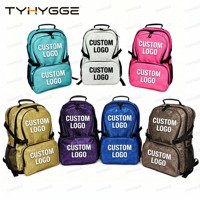 Sac à dos esthétique imperméable mini sport pour étudiantes, logo personnalisé, 1 pièce MOQ, compartiment brillant pour ordinateur portable, sac à dos de collège