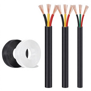 สายไฟฟ้า RVV แบบยืดหยุ่น 3 แกน ทองแดงตีเกลียว หุ้มฉนวน PVC 300/500V ขนาด 0.5-16 มม. จากโรงงานโดยตรง - Product Image 1