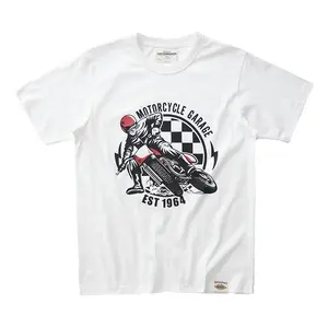 Maglietta di alta qualità 2022 nuovo arrivo lavato stampa t-shirt manica corta in cotone 100% marca t-shirt da uomo di lusso per motociclette