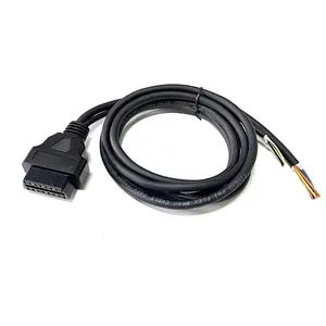 Универсальный DIY OBD серийный OBD2 адаптер для кабеля питания класса 16 Pin OBDii кабель для замены старых автомобилей