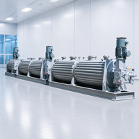 Mélangeur à ruban pour poudres, idéal pour la production de détergents, d'engrais et d'aliments en poudre – Machine de mélange industrielle horizontale
