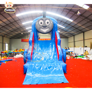Commercial extérieur enfants adultes fête sautant château plein d'entrain toboggan toboggan Gonflable toboggan gonflable toboggan tropical - Product Image 2