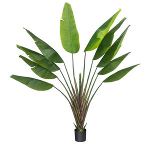 Plante artificielle Bonsaï, fausse plante tropicale, oiseau de paradis, plantes artificielles <span class=keywords><strong>d</strong></span>'intérieur, <span class=keywords><strong>forme</strong></span> de ventilateur, <span class=keywords><strong>palmier</strong></span> voyageur pour la <span class=keywords><strong>d</strong></span>écoration - Product Image 2
