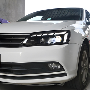 RS5 diseño estilo LED Auto montaje faro actualización DRL para <span class=keywords><strong>Jetta</strong></span> Sagitar <span class=keywords><strong>2012</strong></span>-2018 lente bifocal 6000K Gran oferta Coche - Product Image 5