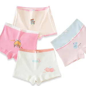 Preço de fábrica alta qualidade underwear para crianças calcinha de algodão para crianças pequenas Roupa Interior Infantil Para Meninas Cuecas