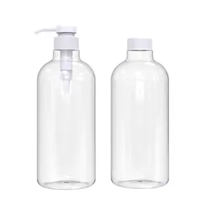 PET plastik fantezi duş jeli şişe şampuan yüksek kapasiteli 1000ml sıcak