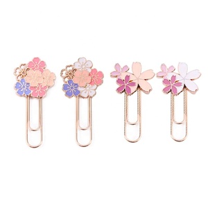 Kim Loại Cherry Kẹp Giấy Kích Thước Lớn Dễ Thương Bookmark Đầy Màu Sắc Văn Phòng Nguồn Cung Cấp Hiện Nay Kẹp Bàn Phụ Kiện Văn Phòng Phẩm Cho Các Trường Học - Product Image 1