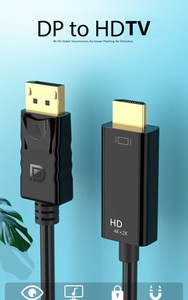 <span class=keywords><strong>Cable</strong></span> <span class=keywords><strong>Adaptador</strong></span> de DisplayPort <span class=keywords><strong>a</strong></span> HDTV, Conversor de Audio y Video para PC <span class=keywords><strong>a</strong></span> HDTV 1080P 60Hz - Product Image 3