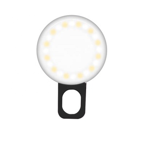 Luz LED de Relleno para Transmisión <span class=keywords><strong>en</strong></span> Vivo con 3 Modos de Atenuación, Anillo de Luz Recargable para Selfies para Teléfonos Móviles - Product Image 6