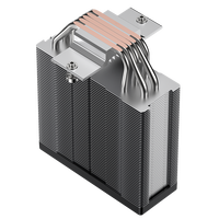 COOLLEO P50i DIG 5-Caloduc à affichage numérique intelligent, refroidisseur de CPU à air, refroidissement LGA 115X/1200/1700/1851 AMD AM4/5 TDP230W
