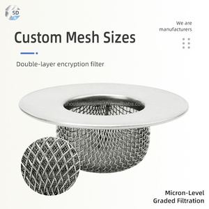 Nắp lưới lọc thép không gỉ trực tiếp từ nhà máy, dạng tròn, dùng để tách chất lỏng và rắn, lọc dầu - Product Image 3