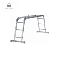 Nouvelle échelle pliante multifonctionnelle industrielle EN131 en aluminium, capacité de charge de 150 kg, design moderne pour l'utilisation en entrepôt et en cuisine