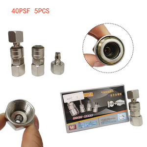 C-Type Japan Style SF+PF Pneumatic <b>Quick</b> Release Coupler Air Compressor Pipe Fitting - Product Image 4