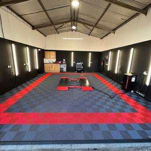 Piastrelle <span class=keywords><strong>in</strong></span> Vinile Europeo <span class=keywords><strong>con</strong></span> Sistema Click Lock per Pavimenti di Garage, <span class=keywords><strong>Copertura</strong></span> <span class=keywords><strong>in</strong></span> <span class=keywords><strong>Plastica</strong></span> per Interni - Product Image 2