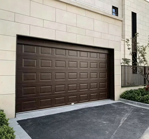 <span class=keywords><strong>Porte</strong></span> <span class=keywords><strong>de</strong></span> <span class=keywords><strong>garage</strong></span> moderne en aluminium à charnières escamotables, personnalisée, avec grille intégrée, noire, antivol, finition extérieure, en promotion - Product Image 1
