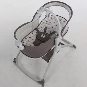 Mastela motore pieghevole elettrico di alta qualità bambini vibranti rete di sicurezza hightech regolabile venditore 2 alimentazione baby rocker