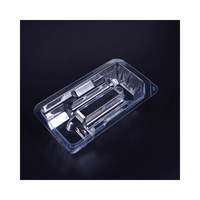 Plateau médical de boursouflure d'emballage formé sous vide clair transparent d'ANIMAL FAMILIER/APET pour l'hôpital