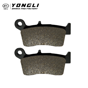 全新前刹车片 YONGLI F017 半金属型 FF 摩擦系数 适用于 NSR 50 和川崎 <span class=keywords><strong>KLX</strong></span> 250 带有 1 年保修 - Product Image 2