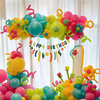 Ballons en latex colorés de 10 pouces, 100 pièces/sac, fournitures pour la fabrication de guirlandes de ballons pour les anniversaires, les mariages, les baby showers, la décoration de fête