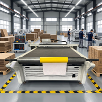 Plotter de corte automático de cama plana, máquina de corte de papel para pizza, cortadora de vinilo para cajas y pegatinas, mesa de vacío