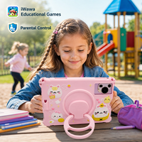 YPORANGECHENG Tablet Logo Kustom untuk Anak-anak 3GB 32GB Casing Logam Edukasi Puzzle 2.4G 5G WiFi 4000mAh Tablette PC