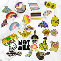 Broches personnalisées en métal avec logo, émail souple ou dur, pour la mode, les dessins animés, les animaux, le sport, la publicité et les souvenirs (vente en gros)