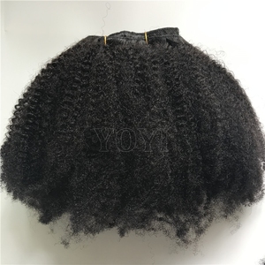 Capelli vietnamiti naturali al 100% di alta qualità Nina puff 4a 4b 4c afro crespi ricci tessuto umano - Product Image 1