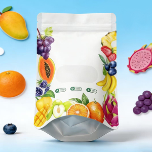 ถุงซิปล็อคแบบตั้งได้สำหรับบรรจุภัณฑ์ผลไม้อบแห้ง ถุงขนมมีหน้าต่าง - Product Image 4