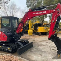 Excavatrice YANMAR Vio55 de 5,5 tonnes, 90 % neuve, d'origine, avec certifications EPA et CE, pour usage agricole, mini-excavatrice Yanmar 55 de 5 tonnes