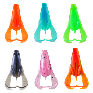 Lot de 6 leurres souples grenouille 7cm 7g, 6 couleurs, appâts artificiels bioniques flottants pour la pêche au Black Culter Alburnus - Product Image 3