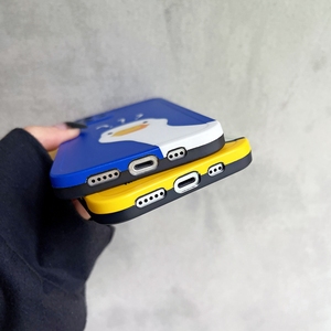 Ốp Lưng Điện Thoại Hình Vịt Hoạt Hình Thiết Kế Mới, Phụ Kiện Điện Thoại TPU Mềm Màu Xanh Dương Cho <span class=keywords><strong>iPhone</strong></span> 11 13 Pro Klein - Product Image 3