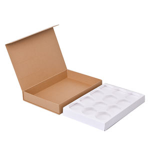 Boîte d'emballage pour thé et café, écologique, recyclable, OEM d'usine, logo personnalisé, papier kraft, boîte à rabat créative haut de gamme en forme de livre - Product Image 2