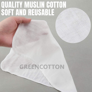 Toalha de Tecido Orgânico Natural Exfoliante Personalizada com Logo Durável de Dupla Face para Cuidados com a Pele Sensível e Maquiagem - Product Image 4