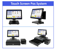 Système de point de vente tout-en-un Terminal de point de vente à écran tactile de 15.6 pouces Machine à caisse enregistreuse