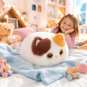 Giocattoli Morbidi in Peluche per Gatti, Cuscino Antistress, Regalo Kawaii, Produttore di Peluche Personalizzati, Regalo per Bambini, Decorazione per la Casa - Product Image 2