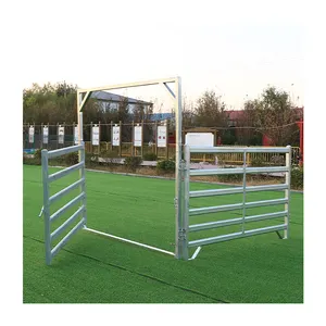 Wholesale Bulk Livestock 2x2 3x3 Galvanized Cattle Welded Wire Mesh Corral Panel Metal Fence