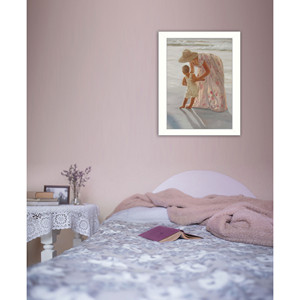 HMS ภาพวาดทิวทัศน์ทะเลพิมพ์ดิจิตัลกรอบสีขาวขนาดตามสั่งครั้งแรกบนผนังชายหาด - Product Image 5