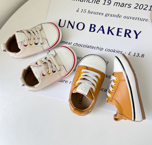 Vente en gros de baskets en cuir populaires pour bébés, chaussures pour nouveau-nés - Product Image 5