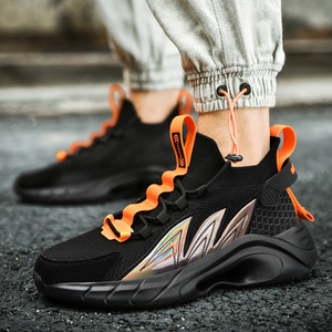 2025 moda de moda multiusos al aire libre transpirable cómodo tres colores a rayas con cordones zapatos Casuales - Product Image 5