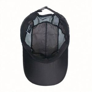 Casquette de sport d'été imperméable et respirante en nylon, casquette de performance non structurée à calotte souple, légère pour la course, séchage rapide, certifiée BSCI - Product Image 6